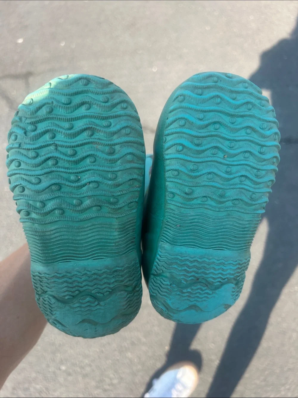 Bogs Kids Teal and Olive Animal Print Rain Boots